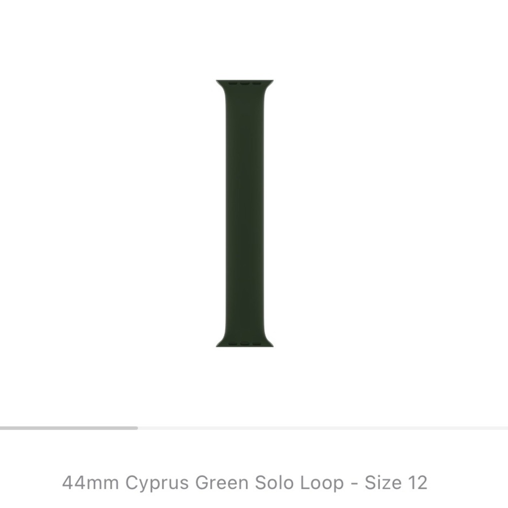 Apple watch band in Cyprus color